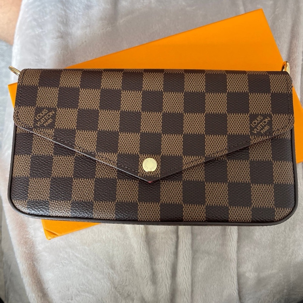 LV Felicie Pochette Damier Ebene